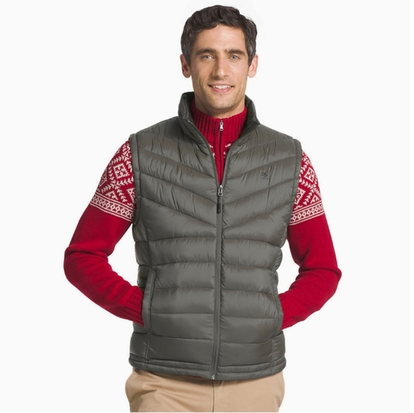 👀50% OFF🤍 NWT‼️ IZOD Men's Quilted Puffer Vest